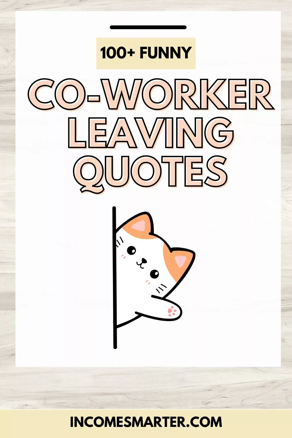 Co-worker leaving quotes funny